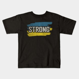 ucraina strong Kids T-Shirt